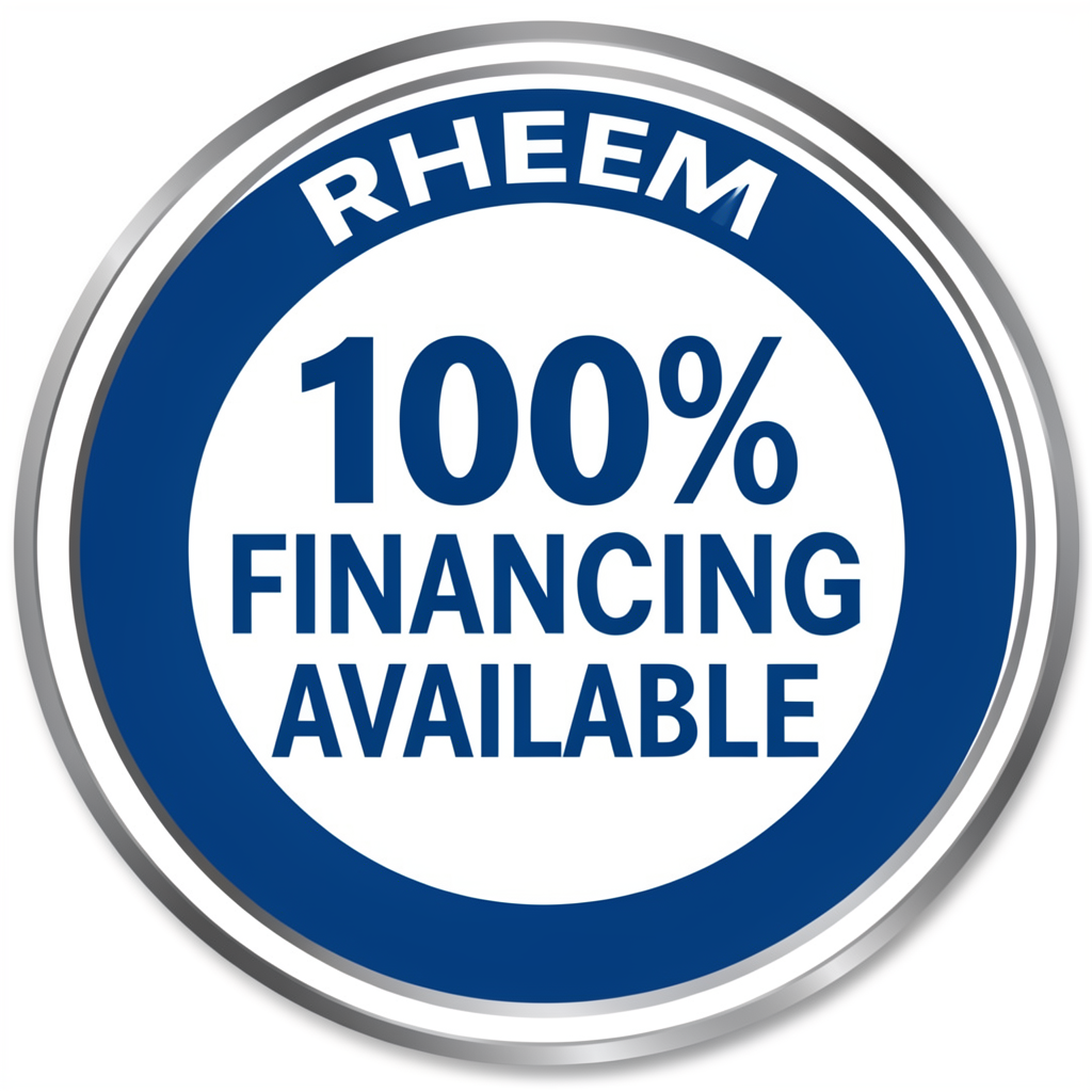 Rheem 100% Financing Available